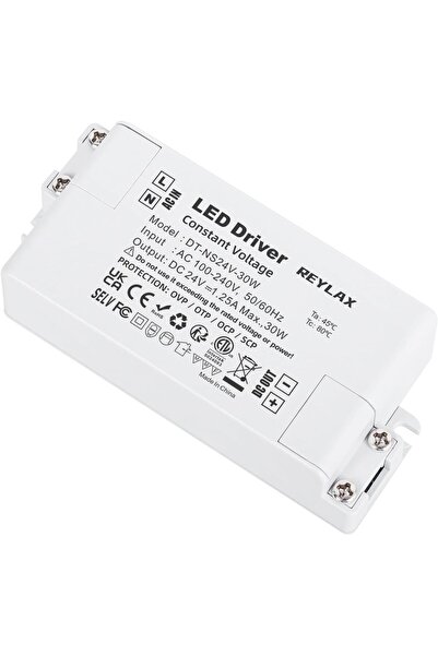 REYLAX Μετασχηματιστής LED 24V 30W 1.25A Οδηγός AC 220V σε 24V DC Τροφοδοτικό...