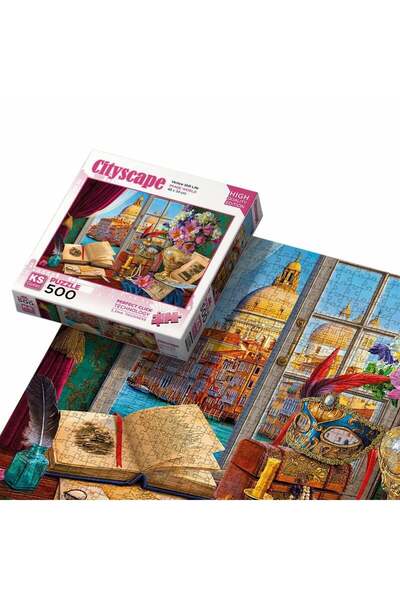 ALVERA COLLECTION 20054 Venice Still Life 500 Piece Puzzle