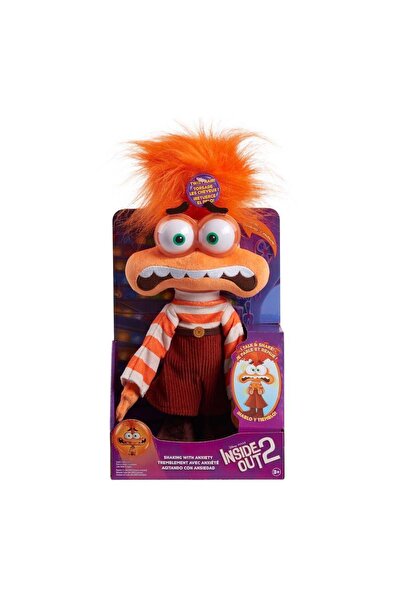 Atamut Ndn03000 Inside Out 2- Worry- Anxiety Plush Toy with Voice and Movement