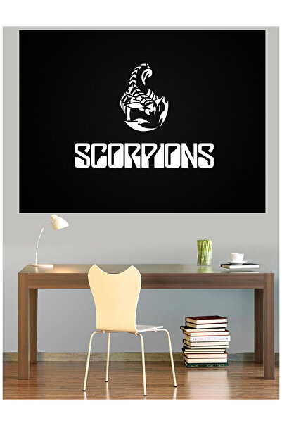 Mushen Studio Scorpions Scorpion Logo Rock Canvas Painting Wall Decor Artwork...