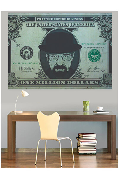 Mushen Studio Heisenberg One Million Dollars Breaking Bad Πίνακας σε καμβά Δι...