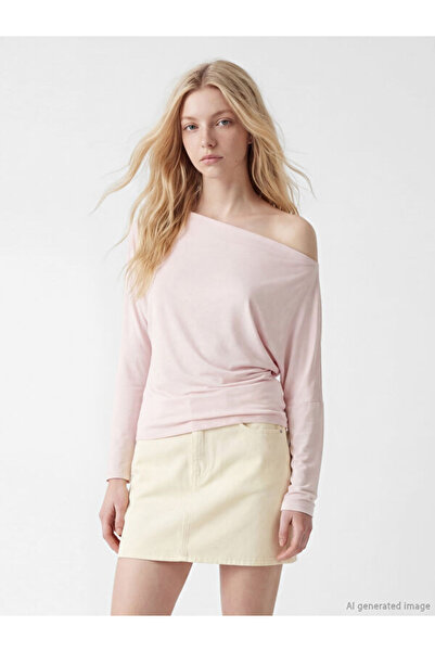 LC Waikiki Boat Neck Flowy Blouse