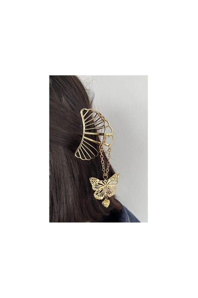 shop Închidere cu zăvor din metal de culoare aurie cu figurină fluture