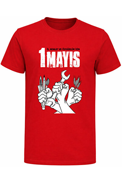 Efendioğlu Design 3 pesnice 1. maj Dan rada Dan solidarnosti pamučna majica s...