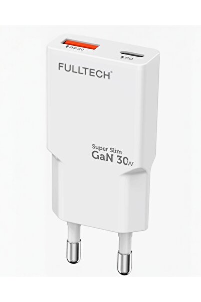 KILIF HOUSE 30W GaN Hızlı Şarj Aleti PD Süper İnce Tasarım Çift Girişli USB +...