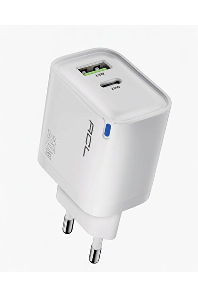 KILIF HOUSE 20W GaN Hızlı Şarj Aleti PD QC 3.0 Çift Girişli USB + Type-C Adap...