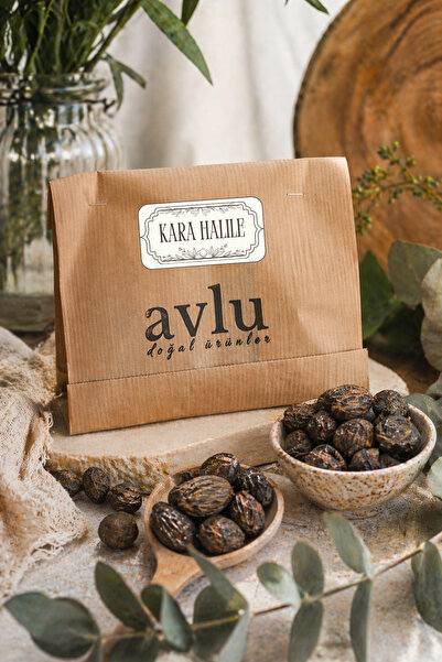 Avlu Doğal Ürünler Kara Halile 100 Gr – Öğütülmemiş Doğal Bitki | Sindirim Do...