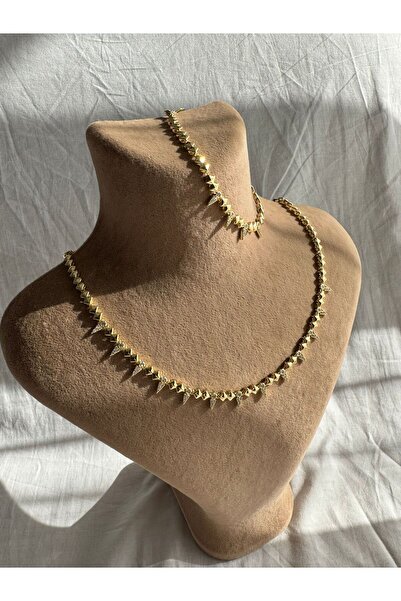 XUPING JEWELRY NK BİJUTERİ 14K XP Damgalı Kararma Yapmaz Zirkon Taşlı Kolye 4...