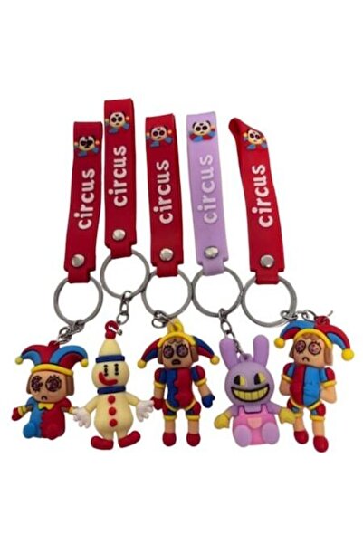 OEM Set de figurine Circul Digital, 5 personaje, multicolor, 5 cm