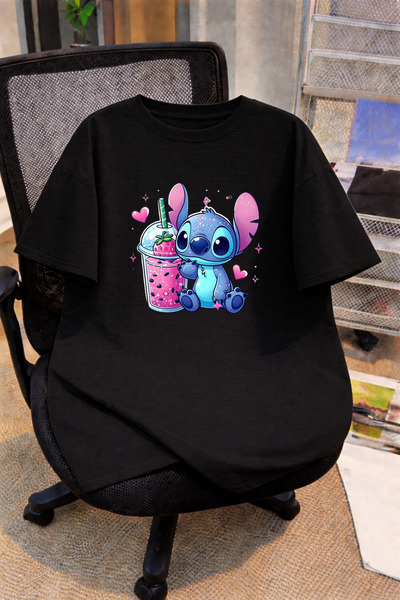 LORVEX Υπερμεγέθη παιδικό εφηβικό μπλουζάκι 100% βαμβακερό με στάμπα, άνετη ε...