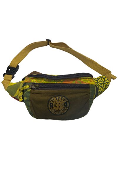 Old Cotton حقيبة خصر كلاسيكية فضفاضة ذات ظهر حر ملونة KC صيفية