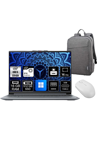 LENOVO Ideapad Slim 3 Intel Core I5-13420H 16GB 512GB SSD 16" W11PRO Dizüstü ...
