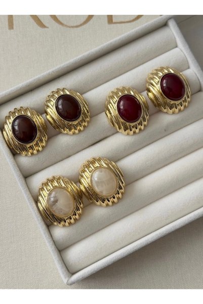 Didoria Accessory Virex Gold Color Retro Earrings
