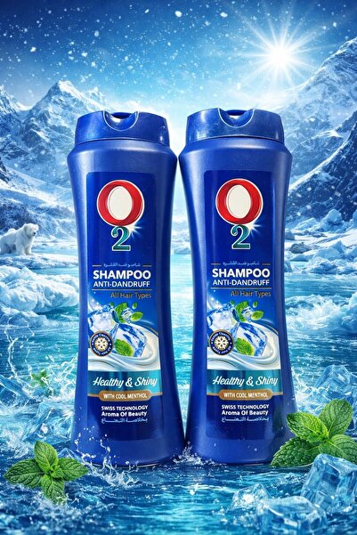 O2 Anti-Dandruff Shampoo - 2 Pack
