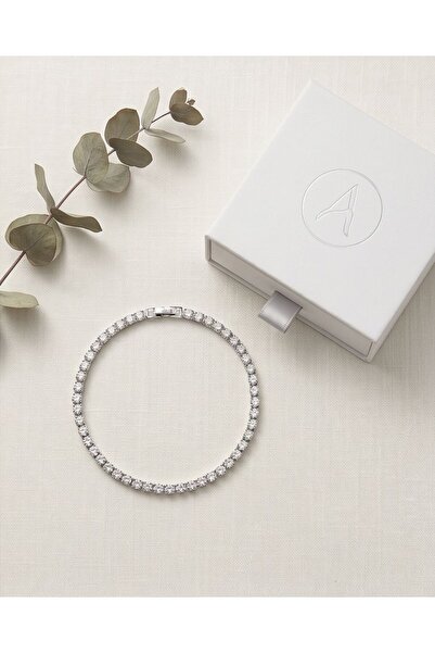 B&T Bujiteri Mini Oval Stone Water-Textured Model Women's Steel Bracelet