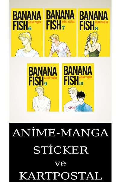 Gerekli Şeyler Yayıncılık Banana Fish 6-7-8-9-10 Manga Seti (5 KİTAP) / Anime...