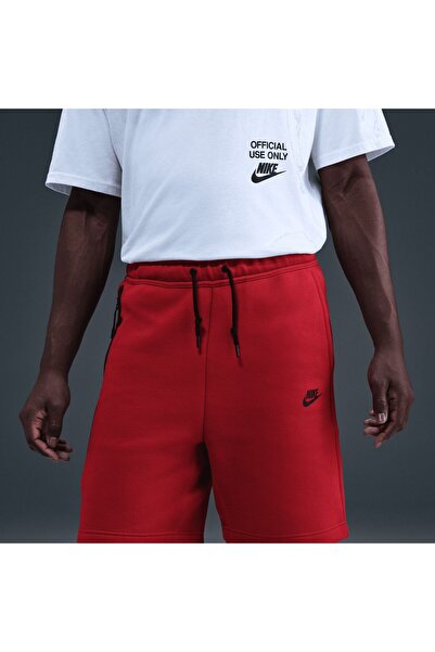 Nike Tech Fleece Short Erkek Kırmızı Şort yakamoz spor