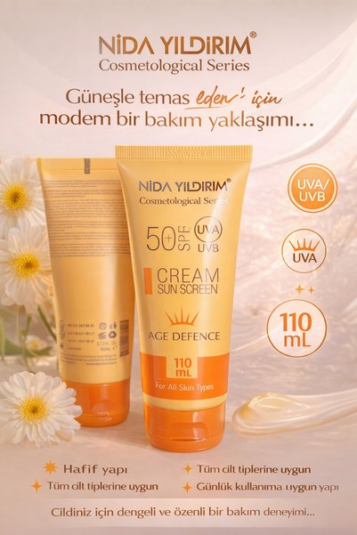 NİDA YILDIRIM NY GÜNEŞ KREMİ AGE DEFENCE