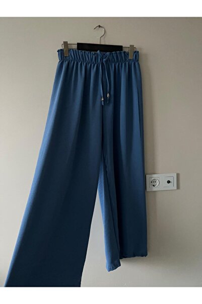 modayaselam Παντελόνι από ύφασμα Ayrobin με ελαστική μέση