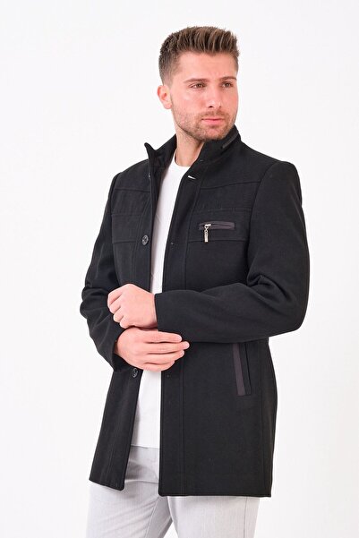 RUVEN TEKSTİL Στενή εφαρμογή, ψηλός γιακάς, μακρύ μπλουζάκι KabaN_ 330