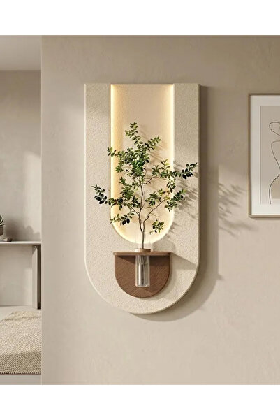 TAKIFİX Pilli LED’li İskandinav Tarzı Dekoratif Duvar Tablosu 40x70 cm