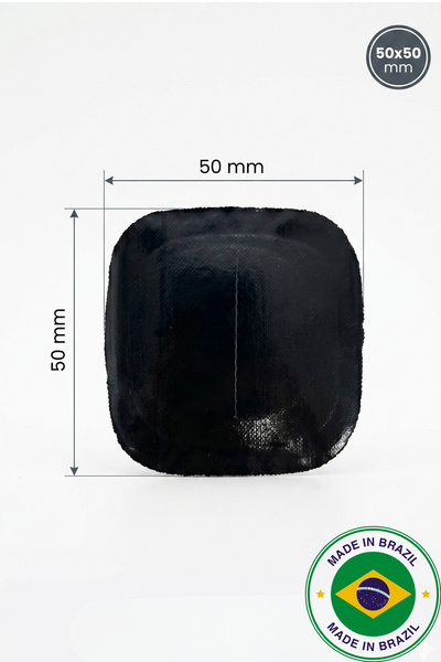 JuneThree Lastik Çivi Deliği Yama 50x50 mm - 40 Adet - Profesyonel Dış Lastik Tamir Yaması