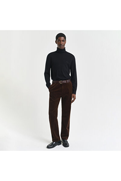 Gant Erkek Kahverengi Regular Fit Cord Chino Pantolon