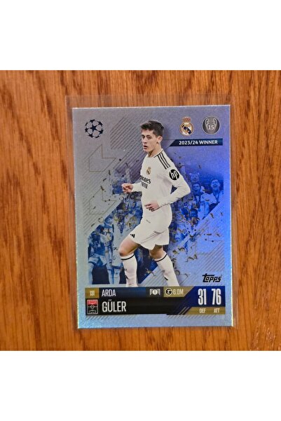 Topps بطاقة لعبة أردا جولر 2023/2024 الفائزة