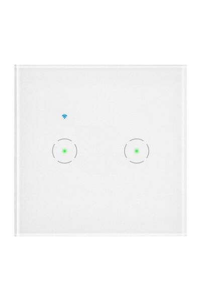 Orno Διπλός διακόπτης Wi-Fi, Λευκός, Σετ Έξυπνου Σπιτιού