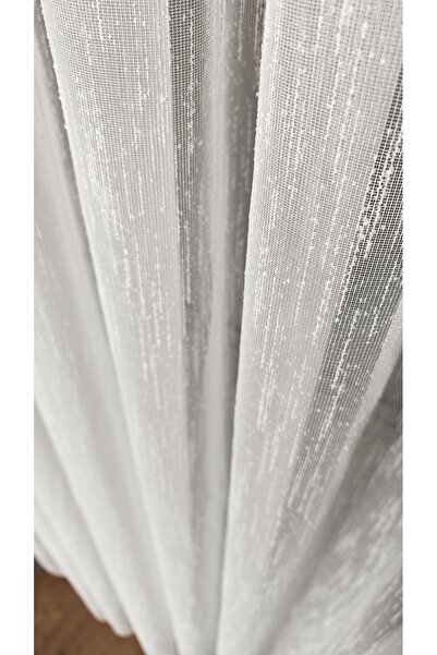 Yuka Κουρτίνα από τούλι με υφή σαντούκλ, βαρύ βάρος, 1/2 SEYREK, δεν ζαρώνει,...