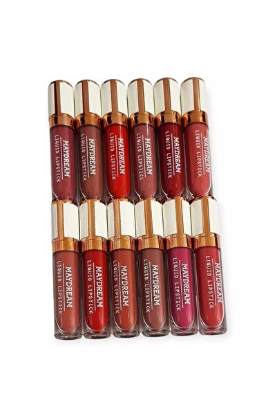 MAYDREAM Long-lasting matte liquid lipsticks, 12 colors