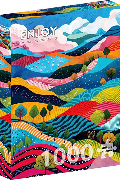 Enjoy Puzzle 1000 de piese Puzzle Enjoy - Dealuri sinuțoase (Enjoy-2350)
