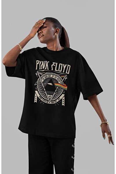 SEVBANO Pink Floyd Music Group Pre-Printed Unisex Oversize T-Shirt