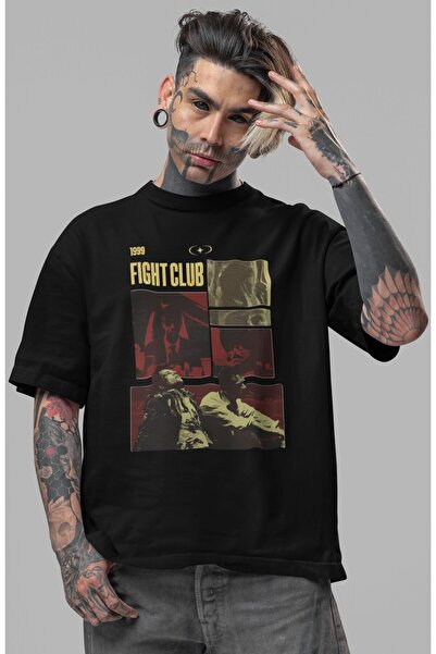 SEVBANO 1999 Filmul legendar Fight Club Tyler Durden Tricou oversize unisex c...