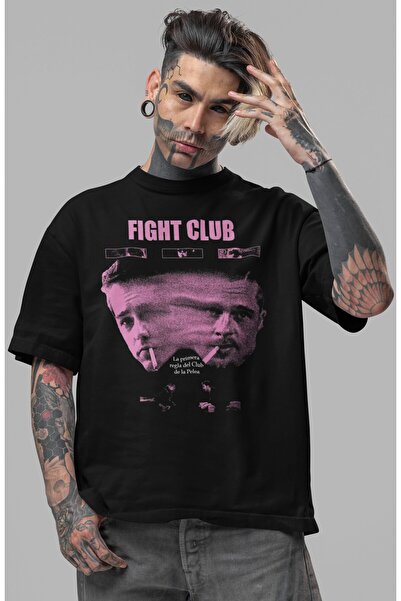 SEVBANO Tricou supradimensionat unisex cu imprimeu frontal Legend Movie Fight...
