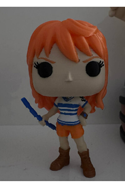 FreshWolf #1362 3D Baskı One Piece Nami Mini Pop Figür