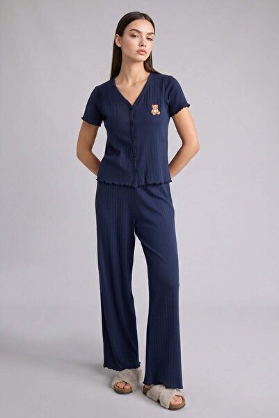 DeFacto Κανονικό Σετ Κοντομάνικο 2 τεμαχίων H3709AX26SM