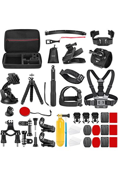 NEEWER 50-in-1 Action Camera Accessory Kit, Compatible with GoPro Hero 9/8/7,...