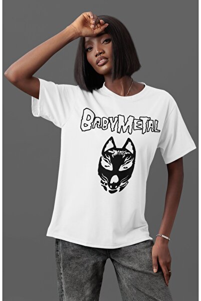 SEVBANO Babymetal Rock Metal Music Band Pre-Printed Unisex Oversize T-Shirt