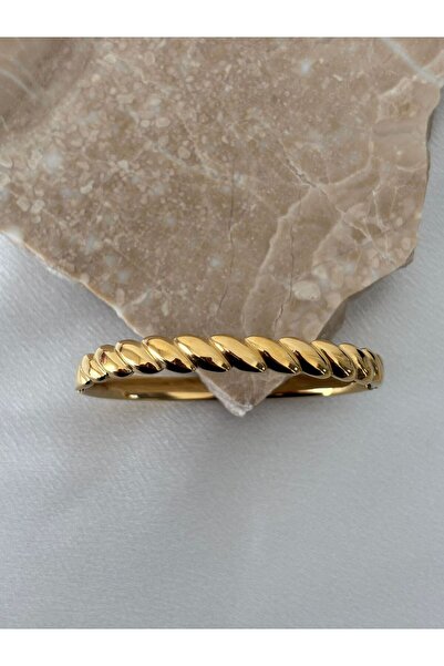 stainless steell Twisted Model Steel Handcuff Bracelet