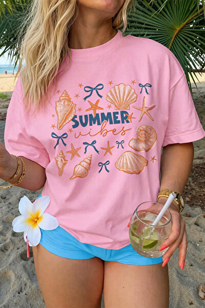 Velostra Women's Summer Vibes Printed Special Design Oversize Comfortable Dai...