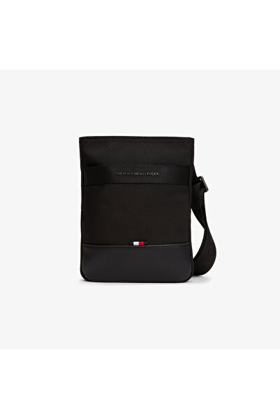 Tommy Hilfiger Nylon Travel Mini Erkek Siyah Çapraz Çanta