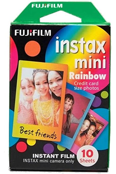 Instax فيلم فوجي فيلم ميني رينبو الفوري [النسخة العالمية]