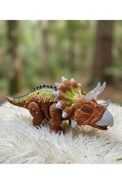 BALKİZ Yürüyen sesli ışıkli dinazor, 20 cm