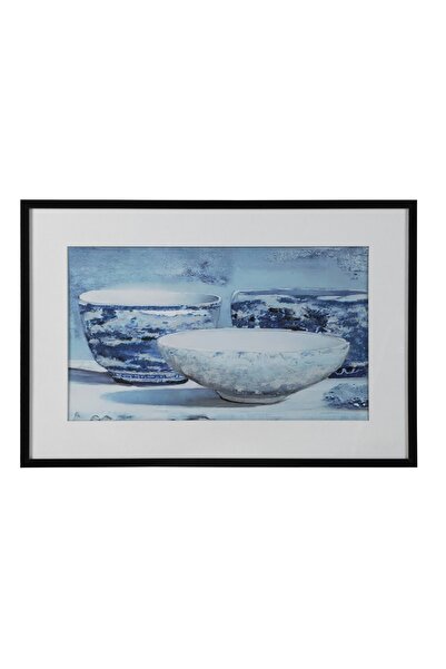 Mudo Concept BLUE VESSEL ÇERÇEVELİ YAĞLIBOYA TABLO 63X93 CM