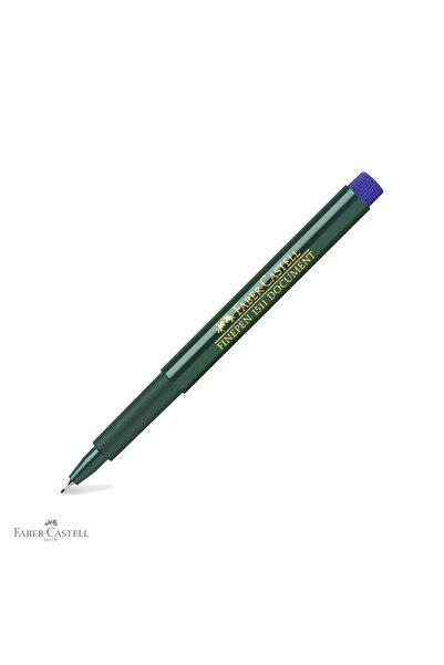 Faber Castell Faber-Castell Finepen 1511 liner albastru, vârf metalic de 0,4 ...