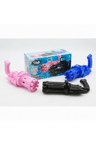 FAZER CLEAN KÖPÜK BALONCUK TABANCASI MİNİ BUBBLE GUN +3