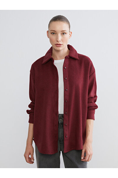 LC Waikiki Oversize Women's Flannel Shirt Jacket