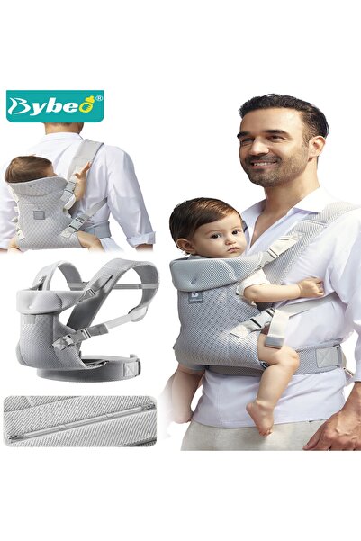 BYBEO Baby Wraps Carrier, Breathable Ergonomic Infant Front Facing/Back Carri...