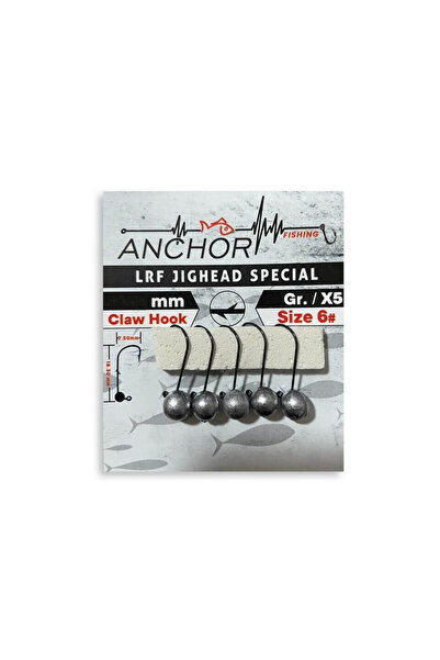ÇAPA Anchor Special 5 Adet LRF Jig Head 1 Gr - 6 No